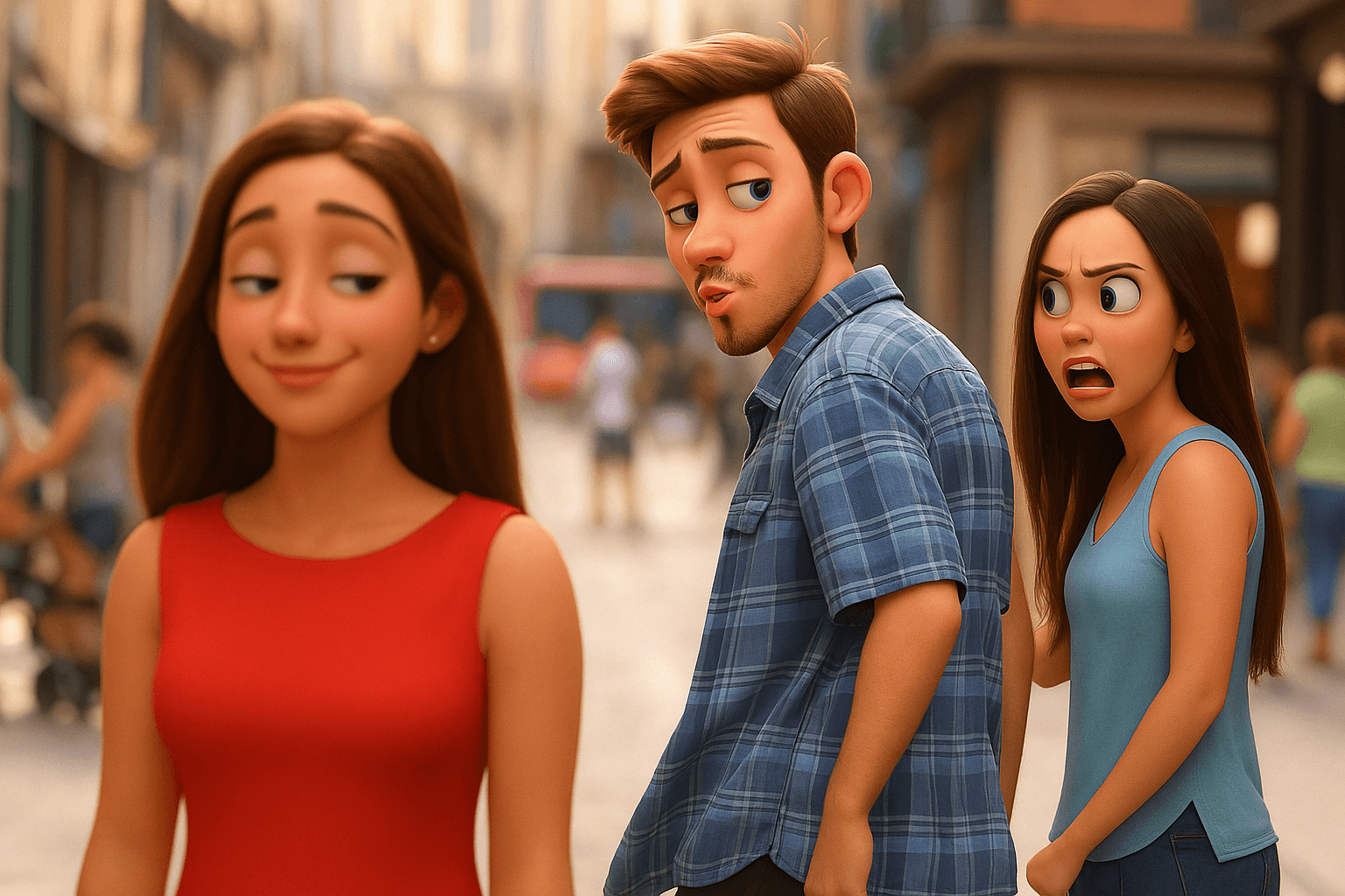 Transformed in Pixar style