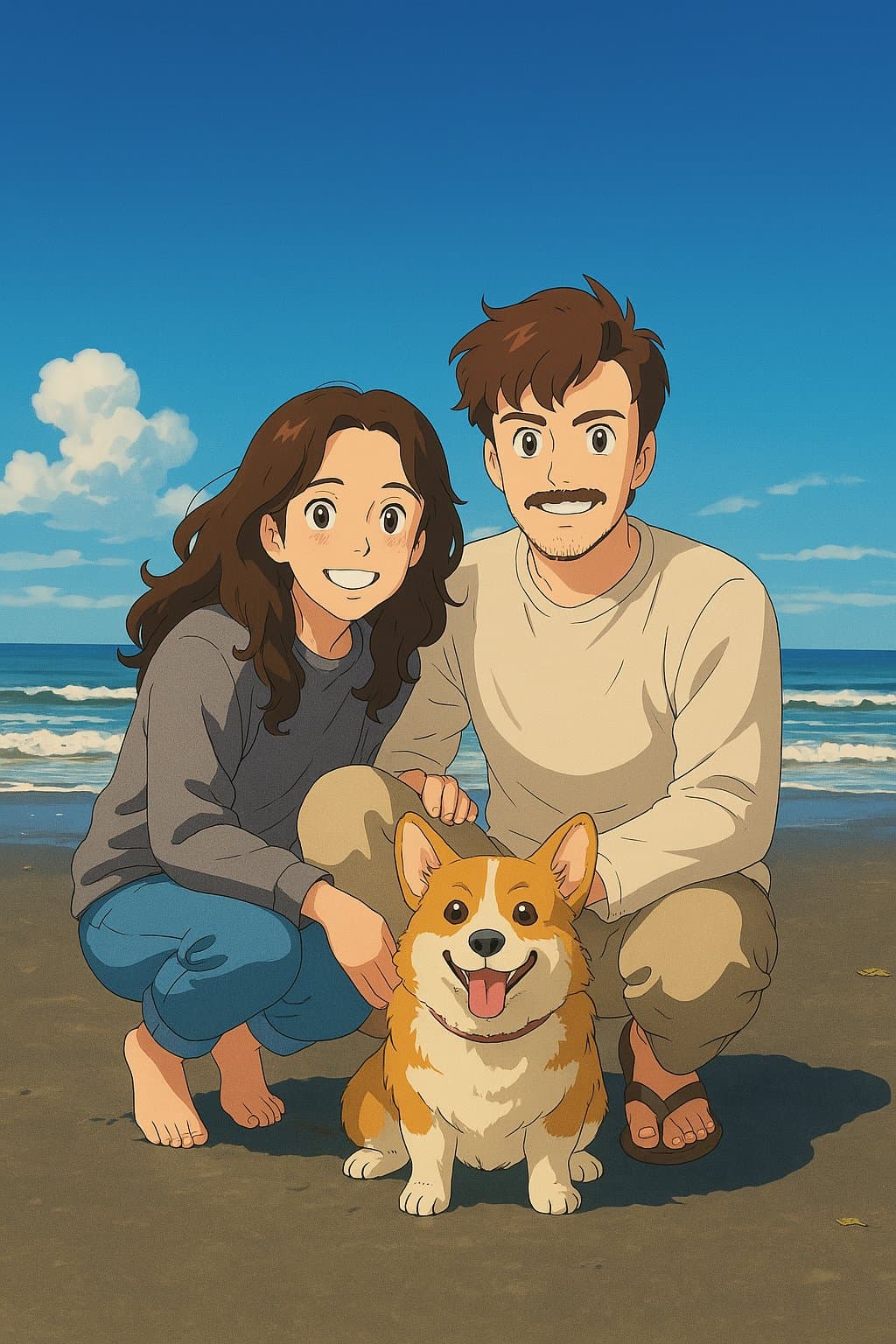 Transformed in Studio Ghibli style